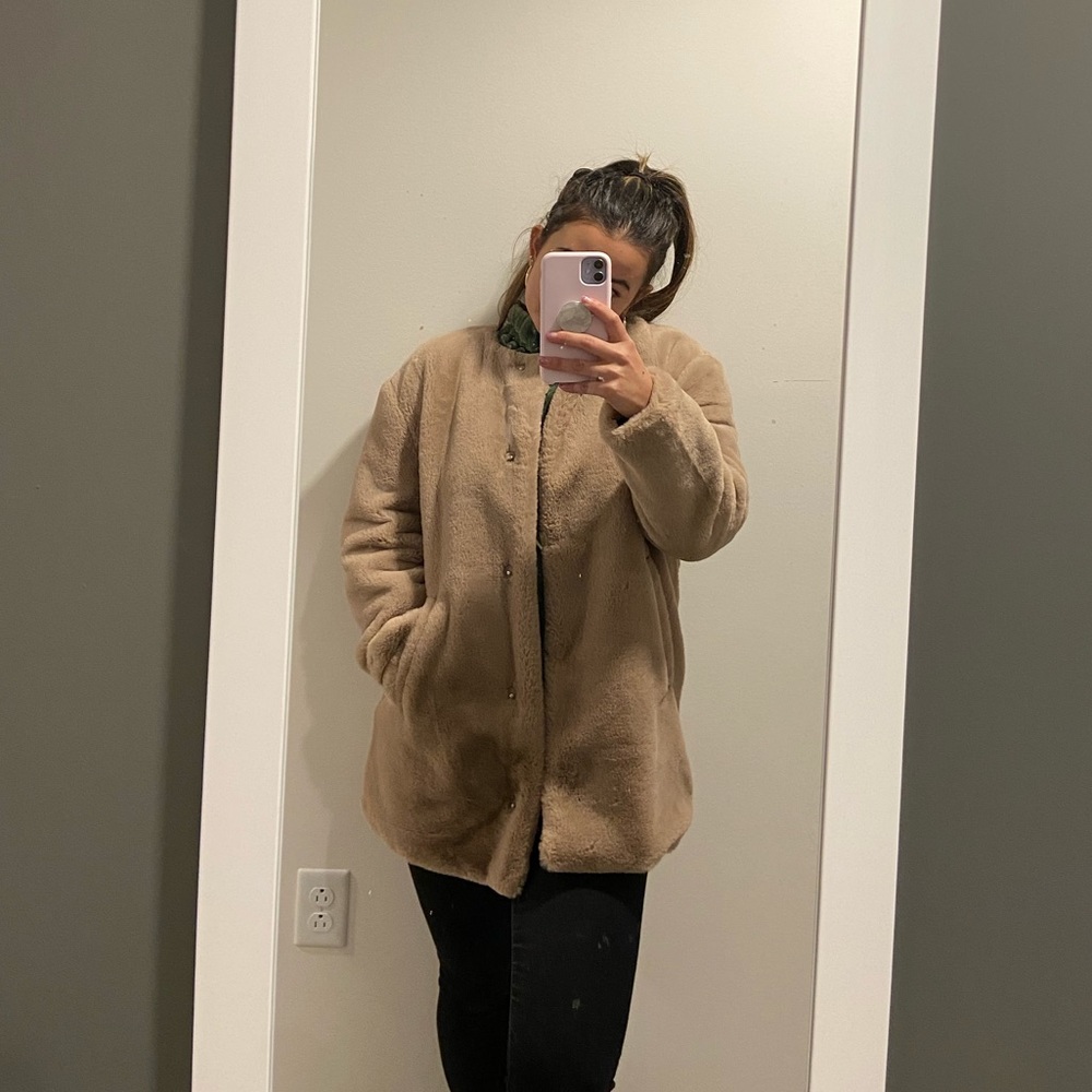 Zara Faux Fur Coat